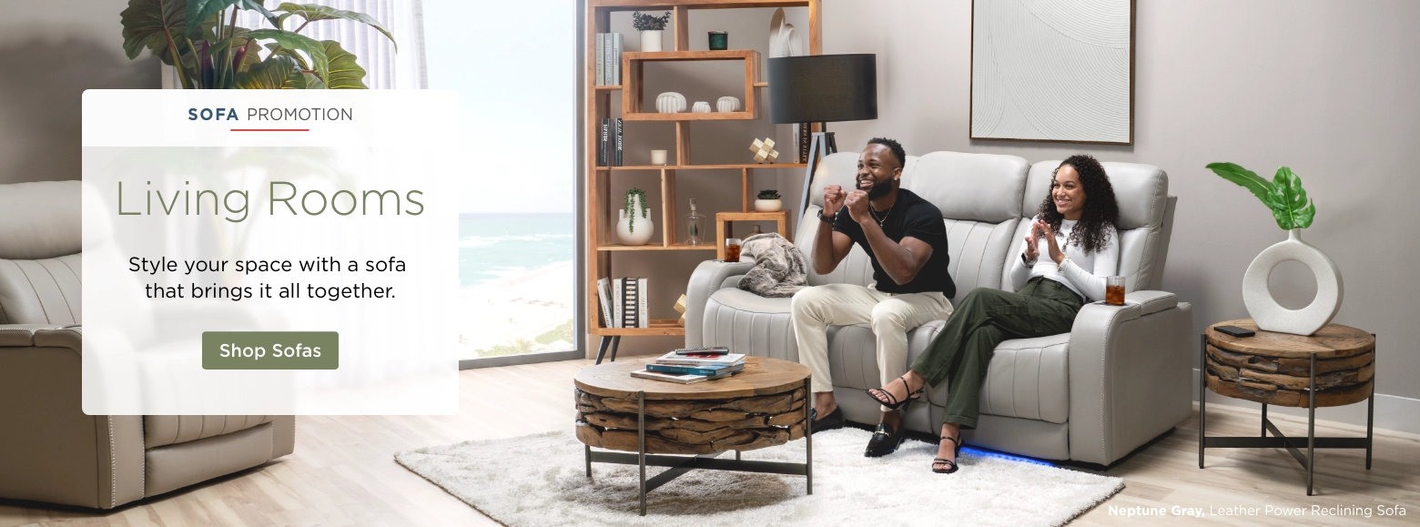 Sofas. Where style meets everyday comfort. Shop Now.