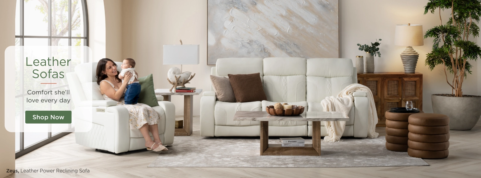 Leather Sofas. Comfort shell love everyday. Shop Now