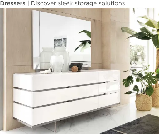 Dressers. Discover sleek storage solutions