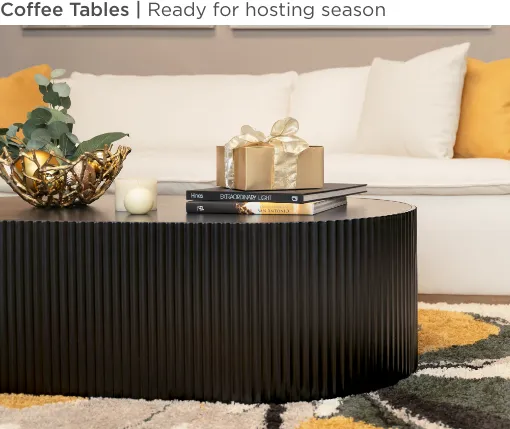 Coffee Tables. Ready for hosting season