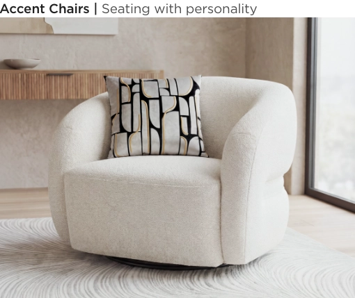 Accent Chairs. Seating with personality