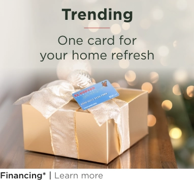 Trending: One card for your home refresh.