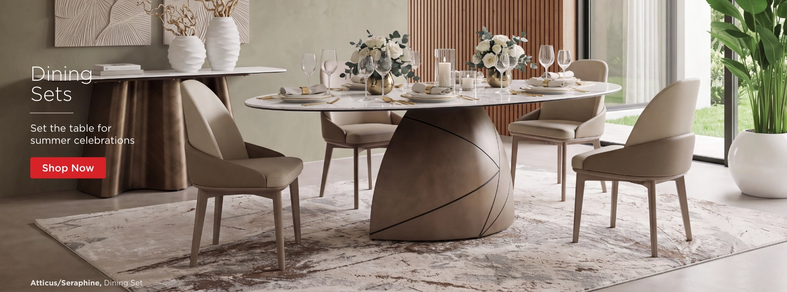 Dining Sets. Set the table for summer celebrations. Shop Now. Atticus/Seraphine, Dining set.