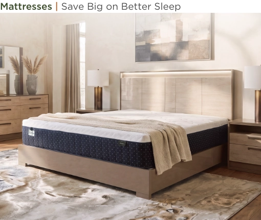 Mattresses. Save big on better sleep