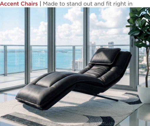 Accent Chairs. Made to stand out and fit right in